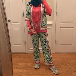 Gossip Printed Pink, Green, White and Blue Set